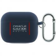 Carcasa Red Bull Silikon Logo and Lines compatibila cu Apple AirPods Pro 3, Navy Blue