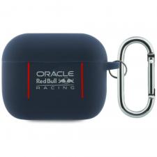 Airpods, Carcasa Red Bull Silikon Logo and Lines compatibila cu Apple AirPods Pro 3, Navy Blue, lerato.ro
