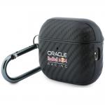 Carcasa Red Bull Logo Carbon compatibila cu Apple AirPods Pro 3, Negru 4 - lerato.ro
