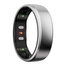 Inel smart pentru fitness RingConn RCA-01 Gen 2, Marimea 6, Bluetooth 5.0, IP68, Carcasa incarcare inclusa, Silver