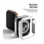 Carcasa Ringke Slim Apple Watch 4/5/6/SE (44 mm) Negru/Transparent 2-Pack