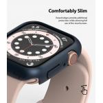 Carcasa Ringke Slim Apple Watch 4/5/6/SE (44 mm) Negru/Transparent 2-Pack