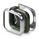 Carcasa Ringke Full Frame compatibila cu Apple Watch 7/8 45mm Silver 2 - lerato.ro