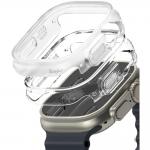 Set 2 carcase Ringke Slim compatibil cu Apple Watch Ultra/Ultra 2 49mm Transparent 2 - lerato.ro