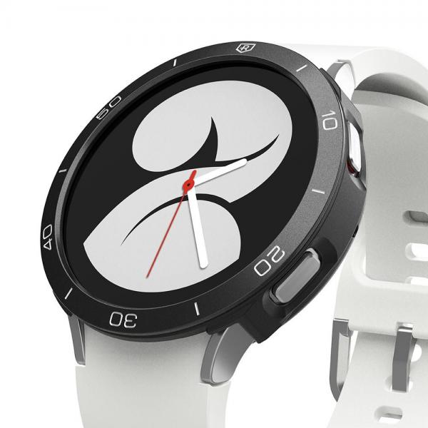 Carcasa si rama ornamentala Ringke compatibile cu Samsung Galaxy Watch 4 (40mm) Black 1 - lerato.ro