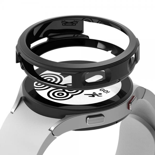 Carcasa Ringke Air compatibila cu Samsung Galaxy Watch 4 (44mm) Black 1 - lerato.ro