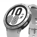 Carcasa si rama ornamentala Ringke compatibile cu Samsung Galaxy Watch 4 (44mm) Silver/Black 2 - lerato.ro