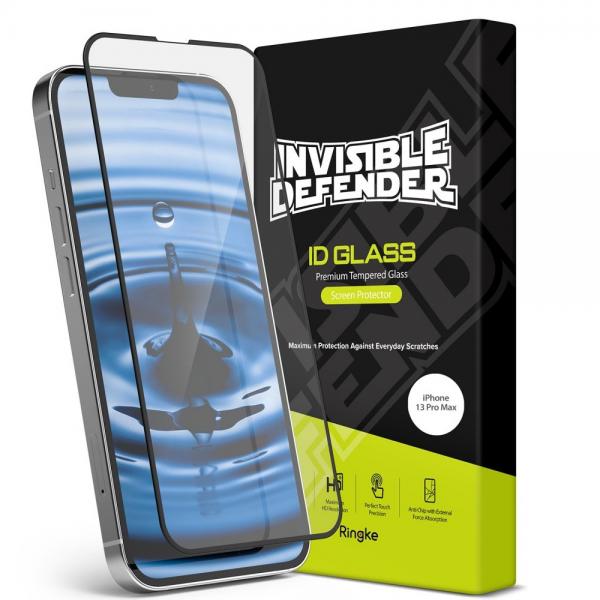 Folie protectie Ringke ID FC Glass compatibila cu iPhone 13 Pro Max / 14 Plus Black