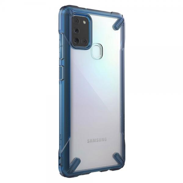 Carcasa Ringke Fusion X Samsung Galaxy A21s Space Blue
