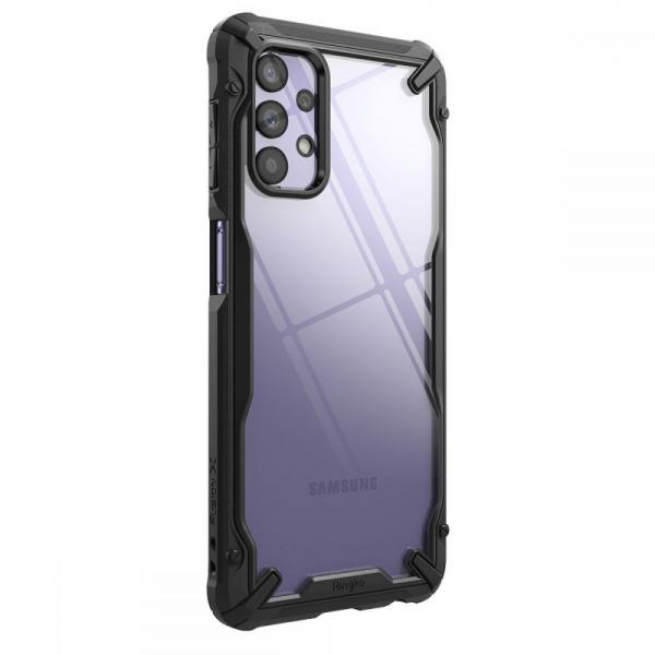Carcasa Ringke Fusion X compatibila cu Samsung Galaxy A32 5G Black 1 - lerato.ro