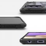 Carcasa Ringke Fusion X compatibila cu Samsung Galaxy A32 5G Camo Black
