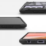 Carcasa Ringke Fusion X compatibila cu Samsung Galaxy A72 Camo Black 4 - lerato.ro