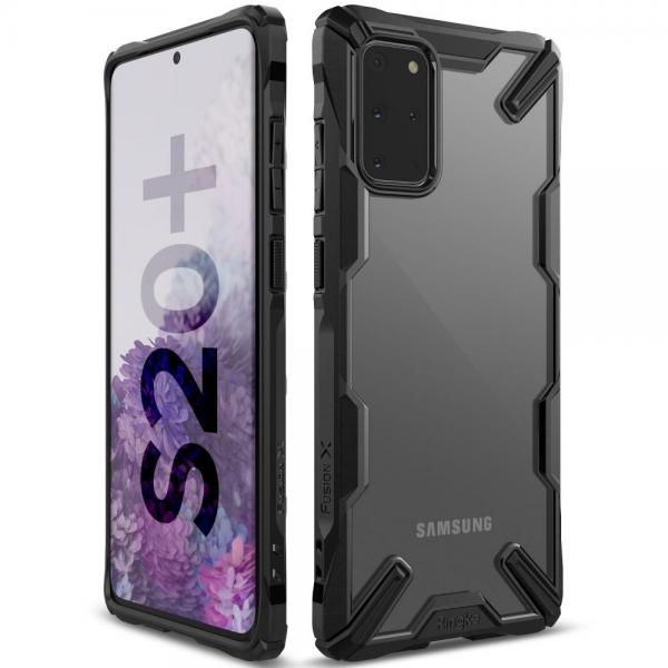 Carcasa Ringke Fusion X Samsung Galaxy S20 Plus Black 1 - lerato.ro