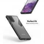 Carcasa Ringke Fusion compatibila cu Samsung Galaxy S20 Plus Smoke Black 7 - lerato.ro