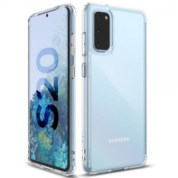 Carcasa Ringke Fusion Samsung Galaxy S20 Clear 1 - lerato.ro