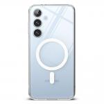 Carcasa Ringke Fusion Magnetic MagSafe compatibila cu Samsung Galaxy S24 FE Clear 2 - lerato.ro