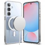 Carcasa Ringke Fusion Magnetic MagSafe compatibila cu Samsung Galaxy S24 FE Clear 7 - lerato.ro