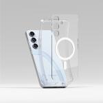 Carcasa Ringke Fusion Magnetic MagSafe compatibila cu Samsung Galaxy S24 FE Clear 9 - lerato.ro