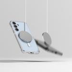Carcasa Ringke Fusion Magnetic MagSafe compatibila cu Samsung Galaxy S24 FE Clear 5 - lerato.ro