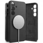 Carcasa Ringke Silicone Magnetic MagSafe compatibila cu Samsung Galaxy S25 Plus Black 5 - lerato.ro