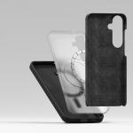 Carcasa Ringke Silicone Magnetic MagSafe compatibila cu Samsung Galaxy S25 Plus Black 6 - lerato.ro