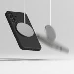 Carcasa Ringke Silicone Magnetic MagSafe compatibila cu Samsung Galaxy S25 Plus Black 3 - lerato.ro