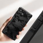 Carcasa Ringke Fusion X compatibila cu Samsung Galaxy S25 Ultra Camo Black 5 - lerato.ro