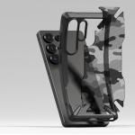 Carcasa Ringke Fusion X compatibila cu Samsung Galaxy S25 Ultra Camo Black 3 - lerato.ro