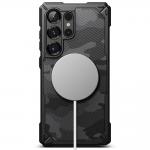 Carcasa Ringke Rugged Gear Magnetic MagSafe compatibila cu Samsung Galaxy S25 Ultra Camo Black 2 - lerato.ro