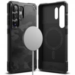 Carcasa Ringke Rugged Gear Magnetic MagSafe compatibila cu Samsung Galaxy S25 Ultra Camo Black 6 - lerato.ro