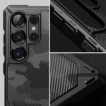 Carcasa Ringke Rugged Gear Magnetic MagSafe compatibila cu Samsung Galaxy S25 Ultra Camo Black 3 - lerato.ro