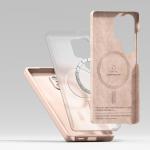 Carcasa Ringke Silicone Magnetic MagSafe compatibila cu Samsung Galaxy S25 Ultra Pink Sand 6 - lerato.ro