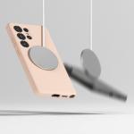 Carcasa Ringke Silicone Magnetic MagSafe compatibila cu Samsung Galaxy S25 Ultra Pink Sand 4 - lerato.ro