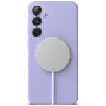 Carcasa Ringke Silicone Magnetic MagSafe compatibila cu Samsung Galaxy S25 Lavender 5 - lerato.ro