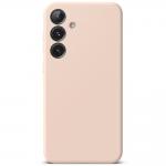 Carcasa Ringke Silicone Magnetic MagSafe compatibila cu Samsung Galaxy S25 Pink Sand 2 - lerato.ro
