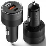 Incarcator auto Ringke, USB si 2x USB-C, Quick Charge 3.0, PD 30W, Negru 9 - lerato.ro