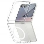 Carcasa Ringke Slim Magnetic cu Magsafe compatibila cu Samsung Galaxy Z Flip 7, Transparent 2 - lerato.ro