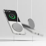 Carcasa Ringke Slim Magnetic cu Magsafe compatibila cu Samsung Galaxy Z Flip 7, Transparent 6 - lerato.ro