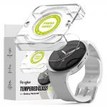 Set 2 folii protectie Ringke Tempered Glass Pro compatibile cu Samsung Galaxy Watch 8 44mm, Transparent 2 - lerato.ro