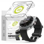 Set 2 folii protectie Ringke Tempered Glass Pro compatibile cu Samsung Galaxy Watch 8 Classic 46mm, Transparent 2 - lerato.ro