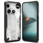 Carcasa Ringke Fusion X compatibila cu Nothing Phone 3, Negru 3 - lerato.ro