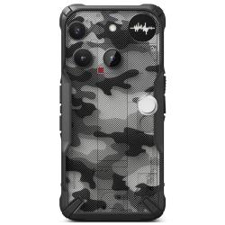 Carcasa Ringke Fusion X compatibila cu Nothing Phone 3, Camo Black