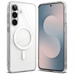 Carcasa Ringke Fusion cu MagSafe compatibila cu Samsung Galaxy S25 FE, Transparent 3 - lerato.ro