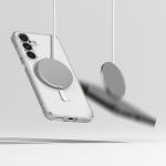 Carcasa Ringke Fusion cu MagSafe compatibila cu Samsung Galaxy S25 FE, Transparent 7 - lerato.ro