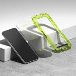 Set 2 folii protectie sticla securizata Ringke Easy Slide compatibile cu Samsung Galaxy S25 FE, Transparent 4 - lerato.ro