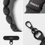 Snur pentru carcase Ringke Puffer Hand Strap, Lungime 17cm, Negru 4 - lerato.ro