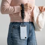 Snur pentru carcase Ringke Puffer Hand Strap, Lungime 17cm, Negru 5 - lerato.ro