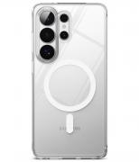 Carcasa Ringke Fusion cu MagSafe compatibila cu Samsung Galaxy S26 Ultra, Transparent