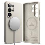 Carcasa Ringke Silicone cu MagSafe compatibila cu Samsung Galaxy S26 Ultra, Stone 3 - lerato.ro