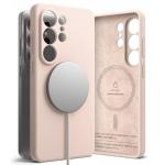 Carcasa Ringke Silicone cu MagSafe compatibila cu Samsung Galaxy S26 Ultra, Pink Sand 4 - lerato.ro